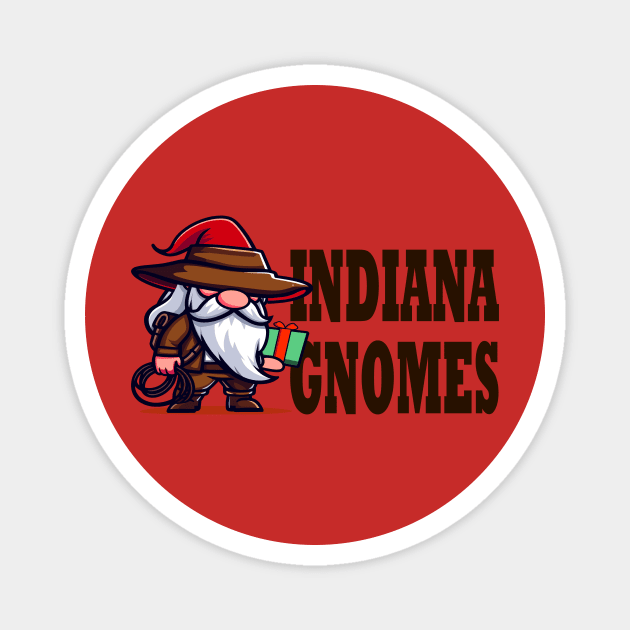 Indiana Gnomes Magnet by TeeHeeFun